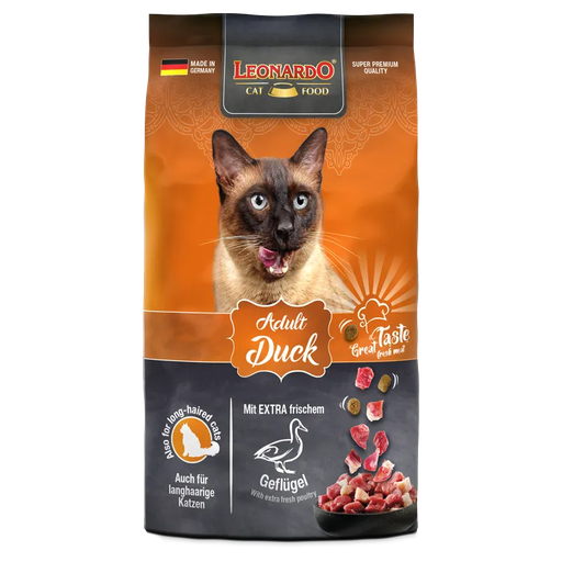 LEONARDO Adult Cat Dry Food with Duck | 1.8 kg