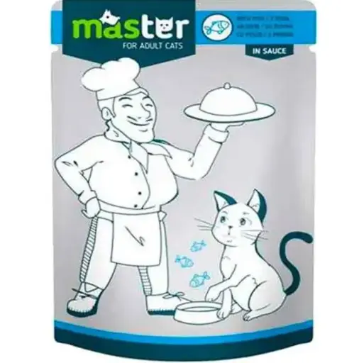 MASTER | Adult Cat Wet Food - FISH | 80 G	