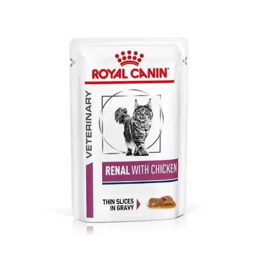 Royal Canin Veterinary Cat Renal Chicken CIG 85 gm   