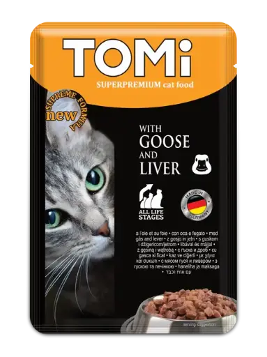 Tomi Wet Food For Cats - Goose & Liver | 100 gm