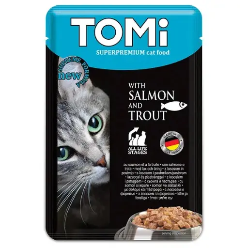 Tomi Wet Food For Cats - Salmon & Trout | 100 gm