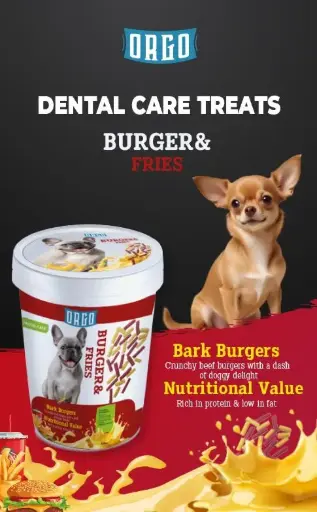 ORGO Dental Care Treats Burger&Fries 325 gm