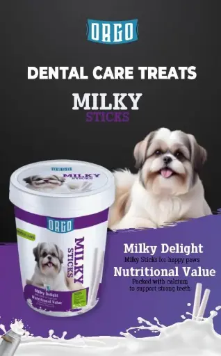 ORGO Dental Care Treats Milky Sticks 400gm