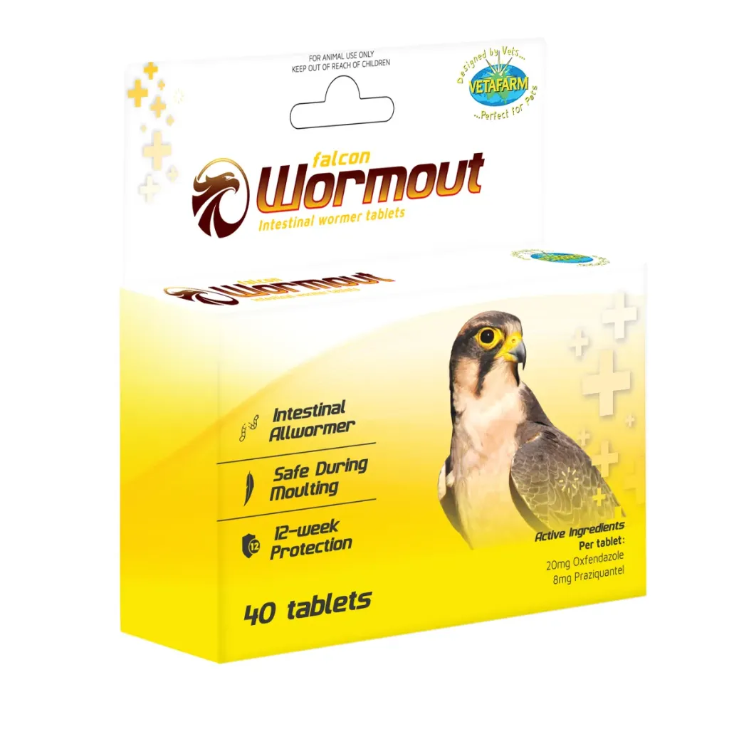 VETAFARM Falcon Wormout 40 tablets